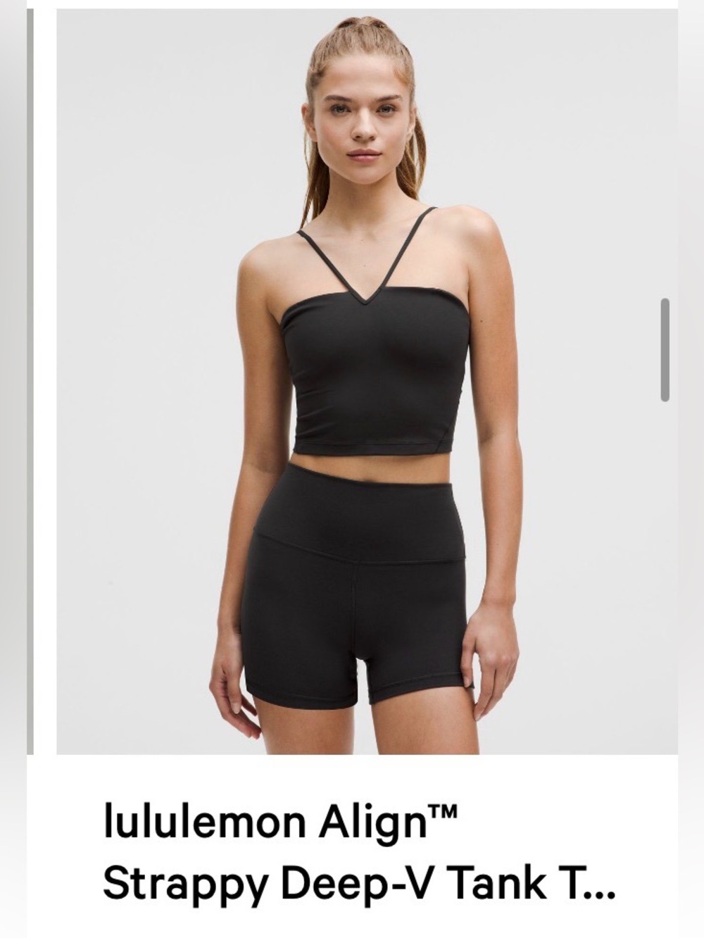 Lululemon Align Black Tank